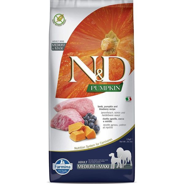 Farmina N&D Adult Medium/Maxi Pumpkin & Lamb & Blueberry-image