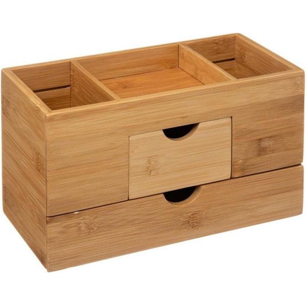 5 Five Simply Smart - Organizzatore Con 2 Cassetti E 3 Scomparti In Bambù-image