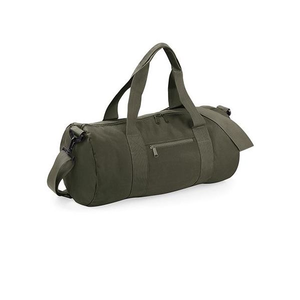 Bagbase BG140 | Borsa A Botte Originale / Borsa Da Viaggio | 50 X 25 X 25 Cm - Colore: Verde Militare/Verde Militare - Dimensioni: 50 X 25 X 25 Cm-image