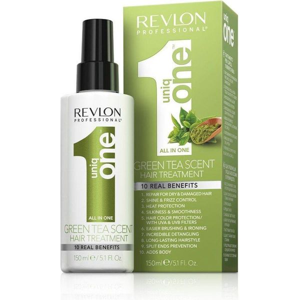 Revlon Uniq One All In One Green Tea Trattamento Senza Risciacquo Per Capelli 150 Ml-image