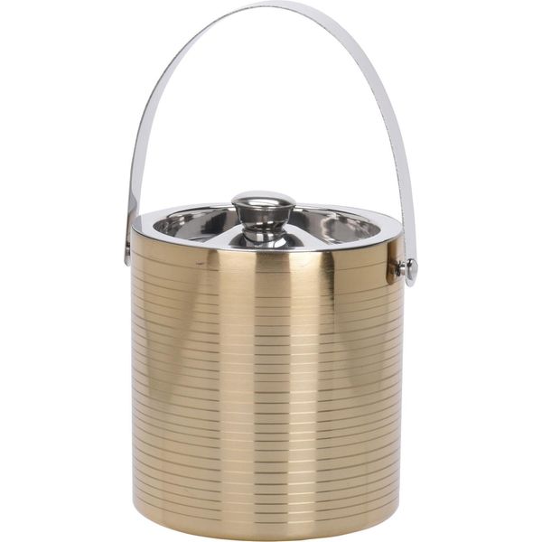 Gelatiera A Doppia Parete Excellent Houseware, Acciaio Inox, 15X15,5 Cm, Oro-image