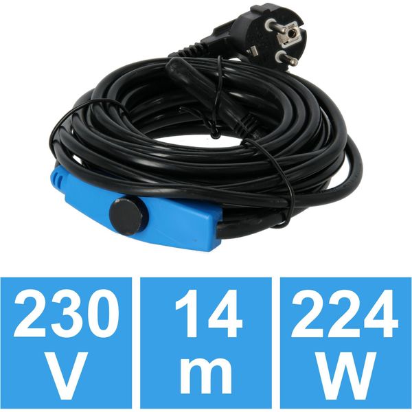 Cavo Riscaldante Iwetec Frostsafe 14 Metri, 224 Watt-image