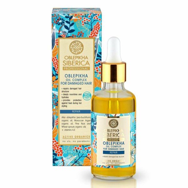 Natura Siberica Oblepikha Siberica Complesso Di Oli Per Capelli Danneggiati 50Ml-image