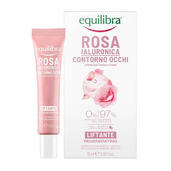Equilibra Rosa Rose Lifting Eye Cream Con Acido Ialuronico 15Ml-image