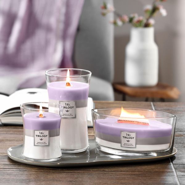 Woodwick Candela Profumata Amethyst Sky 453,6 G-image