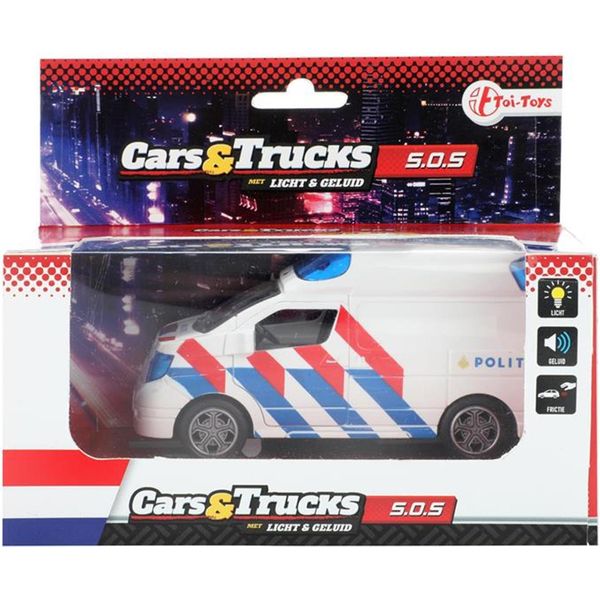 Auto Della Polizia Toi-Toys Con Frizione + Luci E Suoni-image
