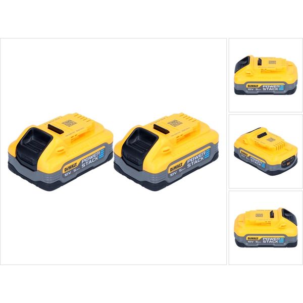 Dewalt DCBP518H2-XJ Powerstack 2X 18V Xr 5Ah Akku-Set (DCBP518H2-XJ)-image