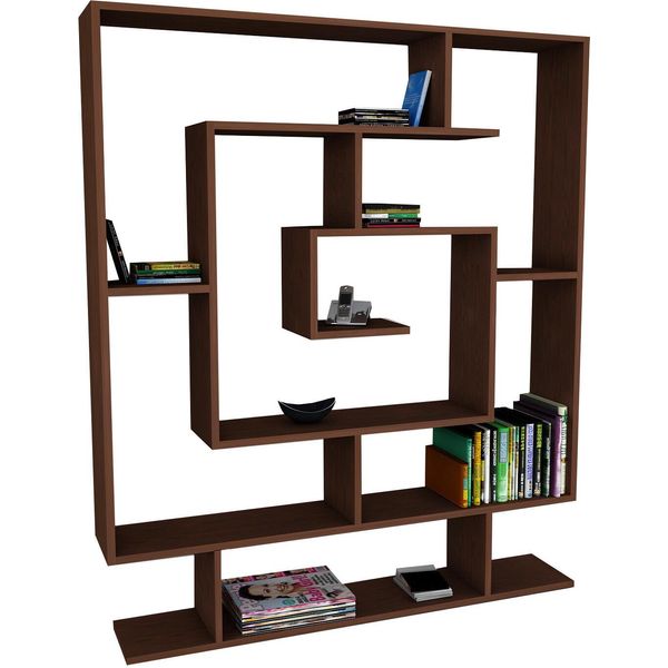Skye Decor, SarmaşIk - Wengé, Libreria, Wengé, 124,8 X 149,4 X 22 Cm-image