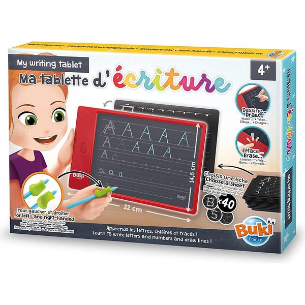 Tavoletta Di Scrittura Buki Giocattolo Educativo - Imparare A Scrivere E Disegnare-image