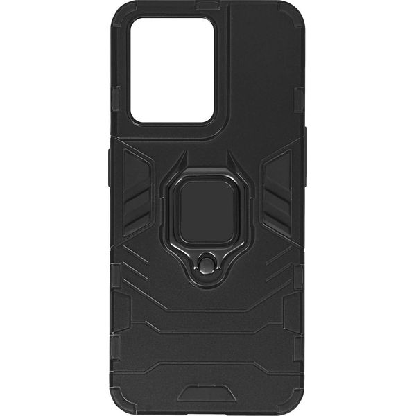 Avizar, Custodia Antiurto Per Cellulare Oppo Reno 8 5G Con Supporto Ad Anello, Nero-image