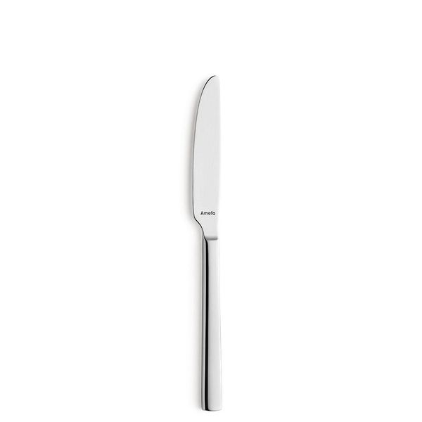 Amefa 131600B000305 Coltello Da Pranzo Martin - Acciaio Inossidabile 18/10, Codolo Pieno, 12 Pezzi.-image