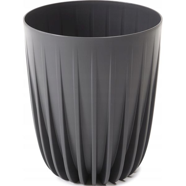 Lamela | Vaso Da Fiori | Mira | Eco | Antracite | 25 Cm-image