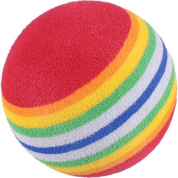 Palla Arcobaleno Per Cane/Gatto 5 Cm-image