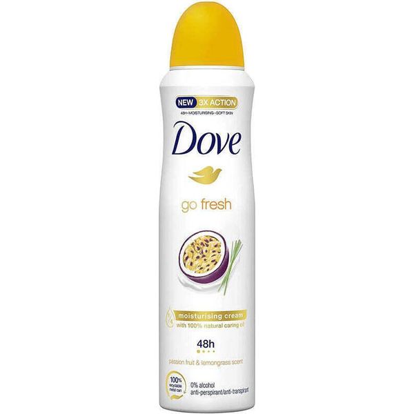 Dove Go Fresh Frutto Della Passione E Erba Limone Spray Desodorante 200Ml-image