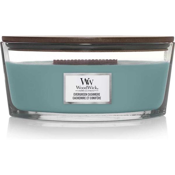 Woodwick Ellipse Candles Candela Profumata Evergreen Cashmere 453,6 G-image