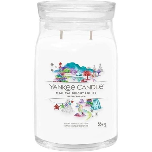 Yankee Candle - Candela Firmata Magical Bright Lights - Candela Profumata 567,0G-image