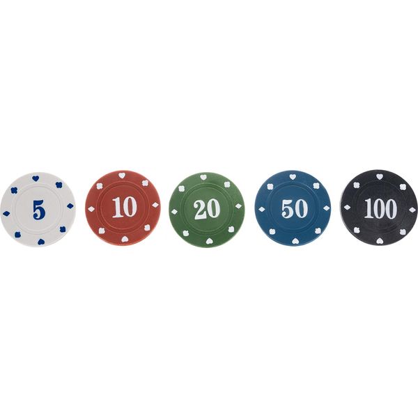 Set Da Poker Texas Holdem Con Scatola Da Poker 2 Mazzi Di Carte 200 Fiches Set Da Gioco 23539-image