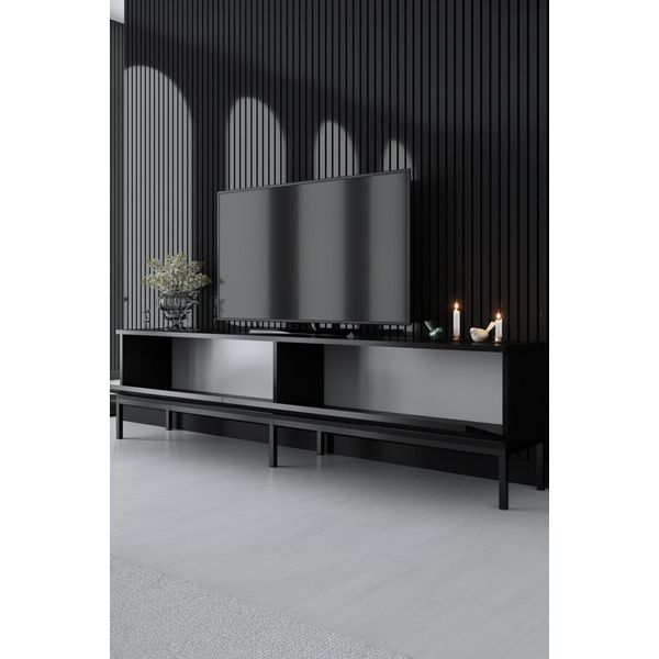 Skye Decor, Lord - Nero, Mobili Tv, Nero, 180 X 47 X 30 Cm-image