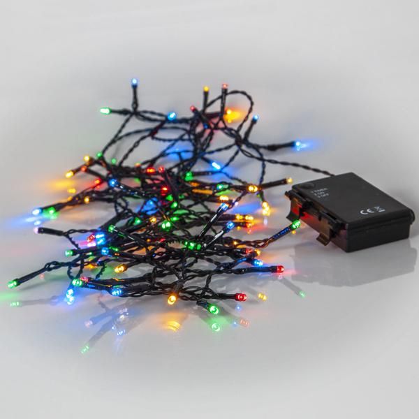 Catena Luminosa A Led Batteria / 80 Led / 5,6 M / Batteria / Timer / Uso Esterno / IP44-image