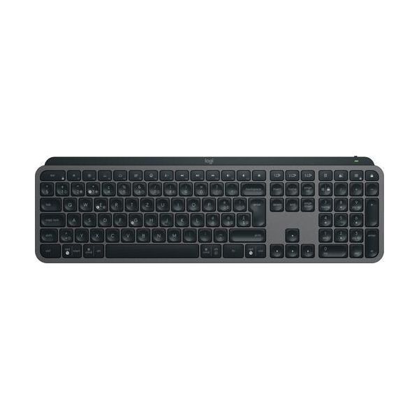 Logitech Mx Keys S Tastatur Rf Wireless + Bluetooth Qwertz Schweiz Graphit (920-011571)-image