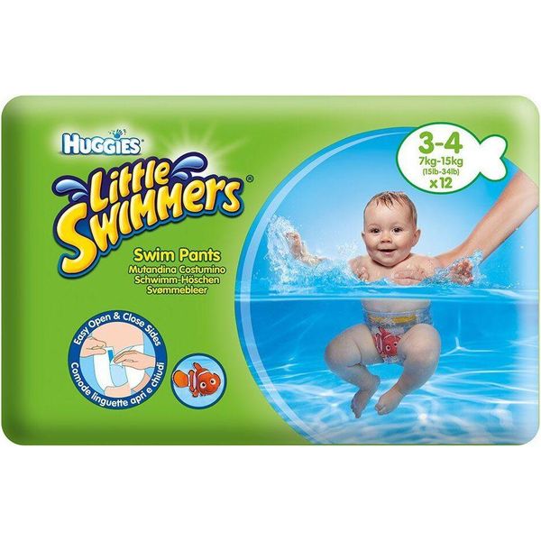 Pannolini Da Bagno Little Swimmers 12 Confezioni Huggies - Disney-image