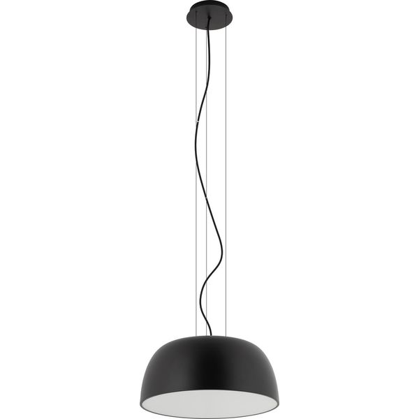 Lampada A Sospensione Loft Nera Ø38Cm 3Xe27 25W Satellite S 11225 Nowodvorski-image