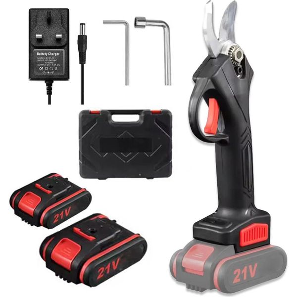 Tosasiepi Elettrico A Batteria, Motore Brushless, Design Ergonomico, Batteria*2-image