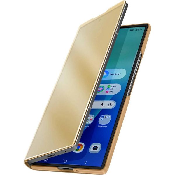 Avizar, Custodia Clear View Per Galaxy Z Fold7 Con Funzione Di Supporto Video, Oro-image
