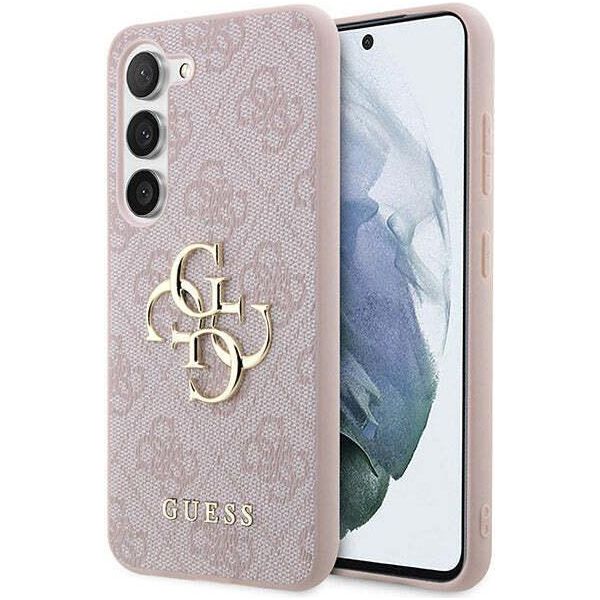 Guess Guhcs23S4Gmgpi S23 S911 RóżOwy/Pink Hardcase 4G Big Metal Logo-image