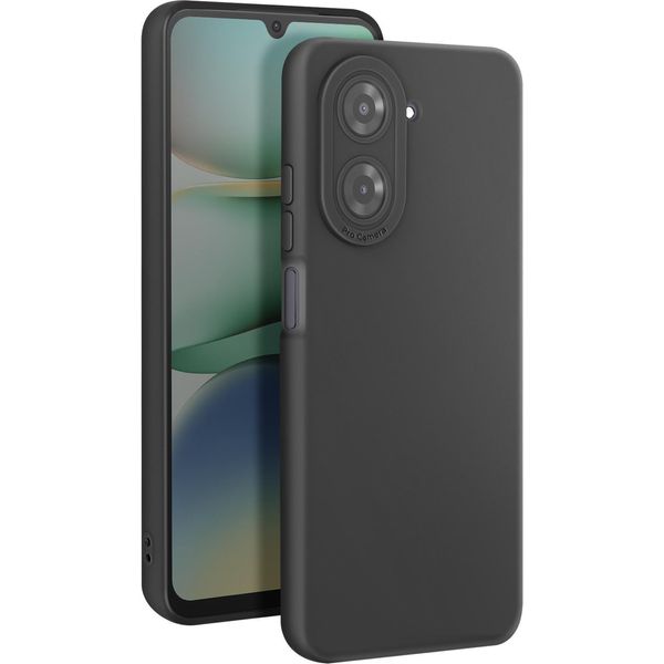 Avizar, Cover Honor 400 Lite In Silicone Liscio Protezione Fotocamera Verde, Nero-image