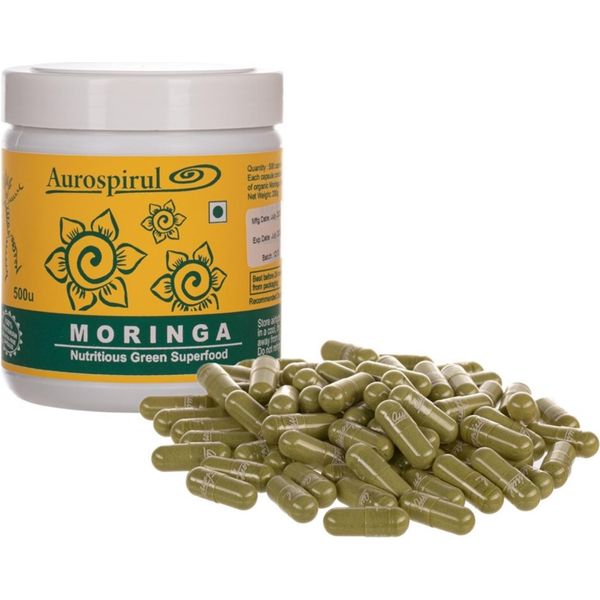 Integratori Alimentari Aurospirul Moringa (500 Capsule) 7854-image