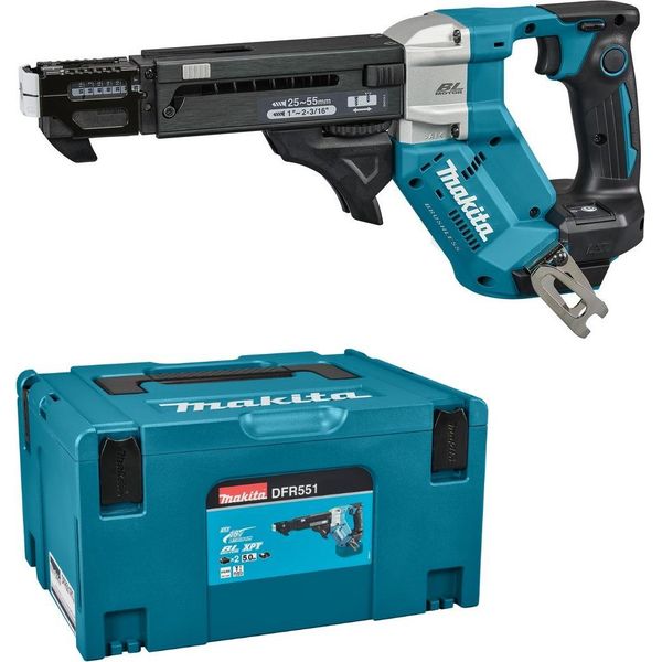 Cacciavite A Caricatore Makita DFR551ZJ (Solo Utensile + Makpac 3)-image