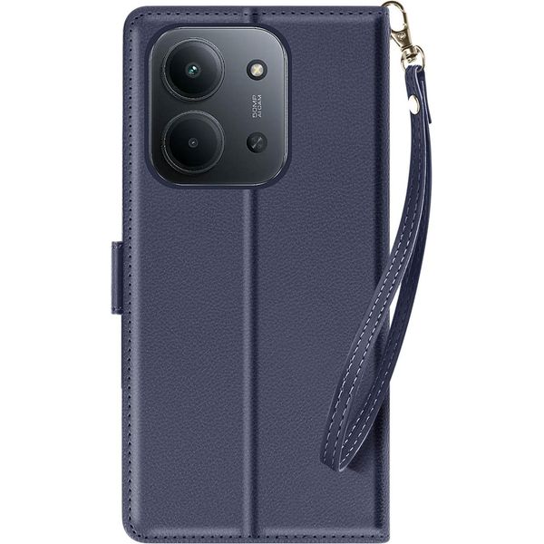 Avizar, Custodia A Portafoglio Xiaomi Redmi 15C Con Supporto Magnetico, Blu Reale-image