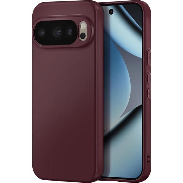 Avizar, Custodia Pixelsnap Per Google Pixel 10 Pro Con Cinturino Da Polso, Rosso Vino-image