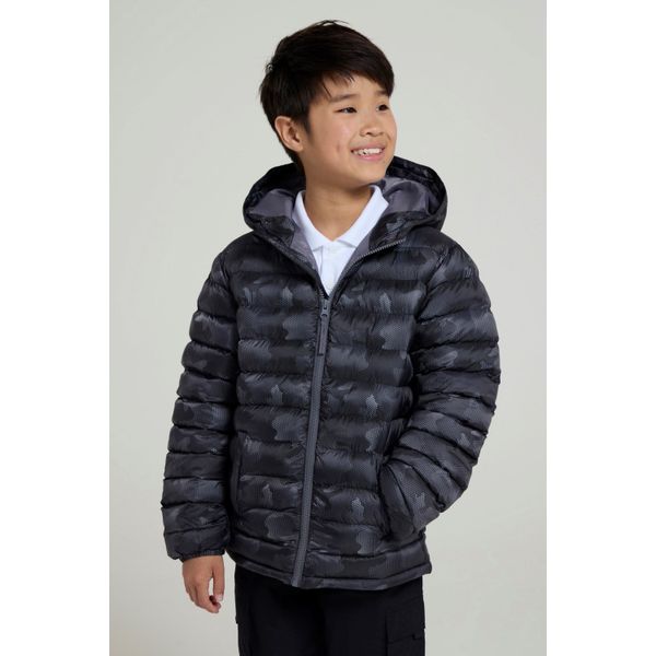 Mountain Warehouse - Giacca Trapuntata "Seasons"" Per Bambini MW1943 (128) (Carbone)"-image