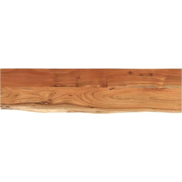Syfax™ Piano Tavolo 160X40X2,5 Cm Rettangolare Legno Acacia Bordi Vivi-image