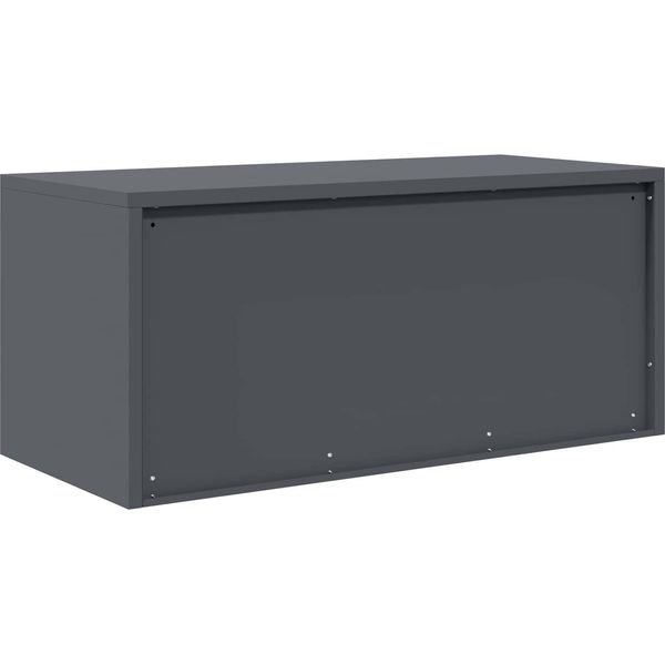 Syfax™ Armadio Antracite 90 X 40 X 40 Cm Acciaio-image