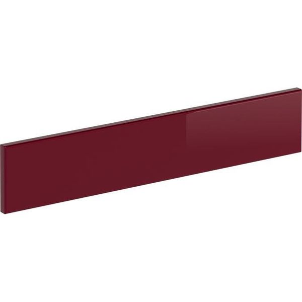 Vicco Frontale Cucina R-Line, 59.6 X 11.2 Cm Frontale Del Mobile Per Mobile Da Incasso Forno, Rosso Lucido-image