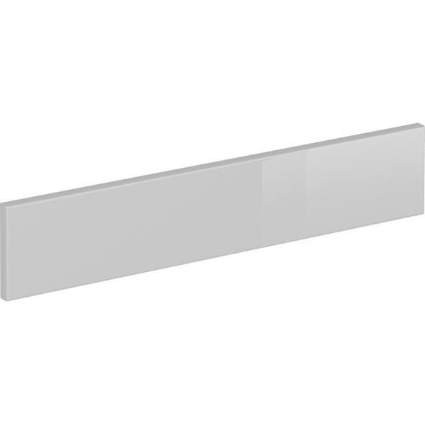 Vicco Frontale Cucina R-Line, 59.6 X 11.2 Cm Frontale Del Mobile Per Mobile Da Incasso Forno, Bianco Lucido-image