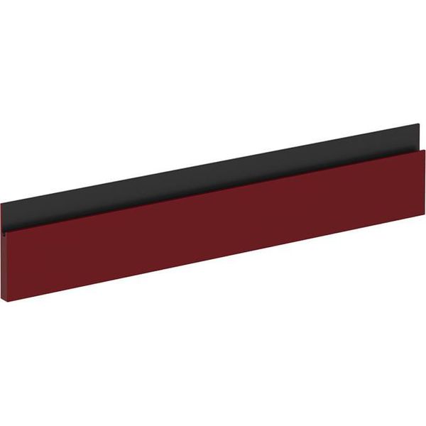 Vicco Frontale Cucina R-Line, 59.6 X 11.2 Cm Frontale Del Mobile Per Mobile Da Incasso Forno, Rosso-image