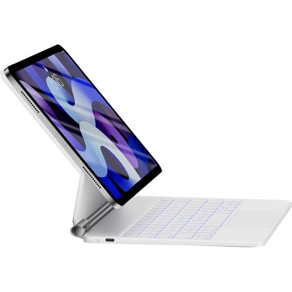 Used Case With Keyboard For Ipad Air 11 And Pro 11 Magic Hou Qwerty White-image