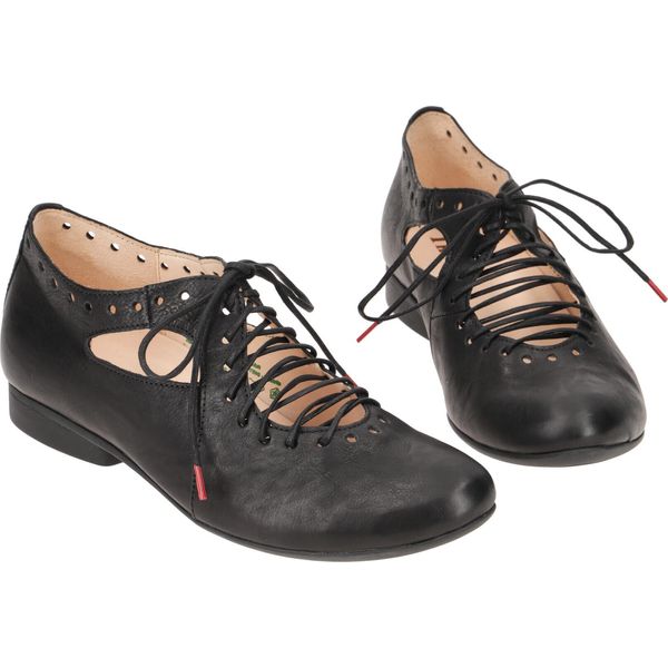 Think Guad Scarpe Da Donna - Scarpe Stringate Eleganti Nero Elegante Nuovo-image