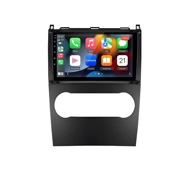 Carplay 6+128G Android13 Autoradio Adatto Per Mercedes-Benz Classe A/B W245 W169 Dab+ Gps Wifi Bt Swc Fm-image