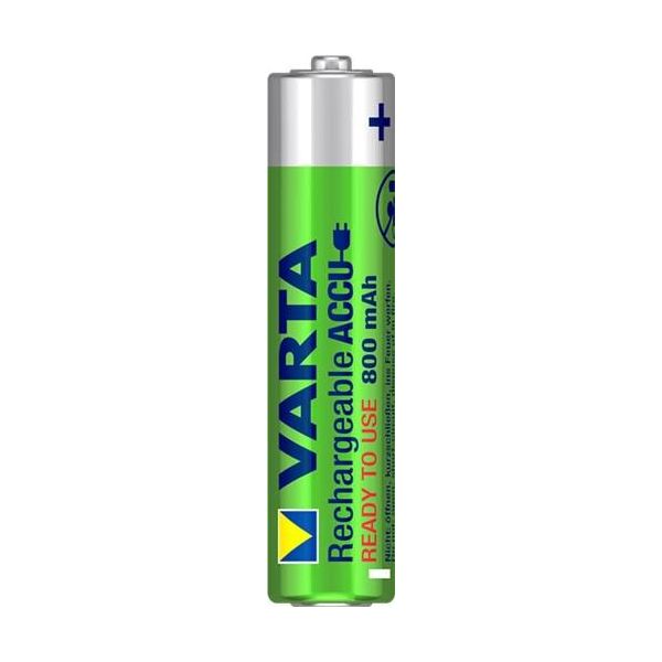Varta 45149 Toy Batteria Ricaricabile Aaa (Micro)/Hr03 (56783) - 800 Mah - Batteria Ricaricabile Al Nichel-Metallo Idruro (Nimh), 1,2V-image