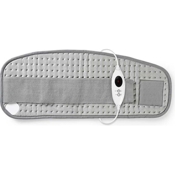 Nedis Cuscino Riscaldante 69X28 Cm 100 W 6 Pezzi. Protezione Contro Il Surriscaldamento. Spegnimento Automatico. Grigio PEHP112CGY-image