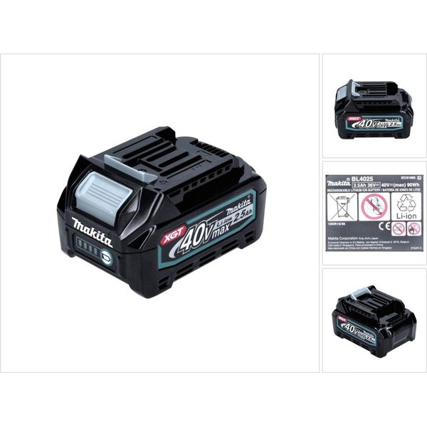 Makita Xgt BL4025 - Batteria - Agli Ioni Di Litio - 2,5 Ah - 90 Wh-image