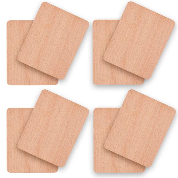 Sottobicchieri In Legno Syntrox Per Teglie Da Raclette 8 Pezzi-image