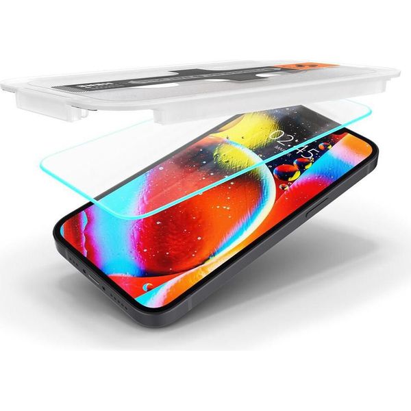 Spigen Glas.Tr Ez Fit Iphone 13/13 Pro/14/16E Screen Protector + Applicator, 2-Pack-image