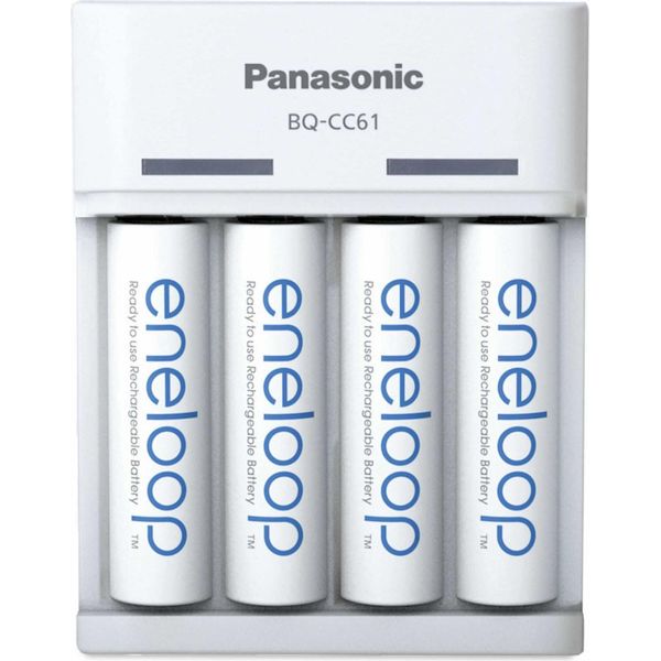 Panasonic Eneloop Caricabatterie Di Base Usb BQ-CC61 Incl. 4Xaa 2200Mah-image
