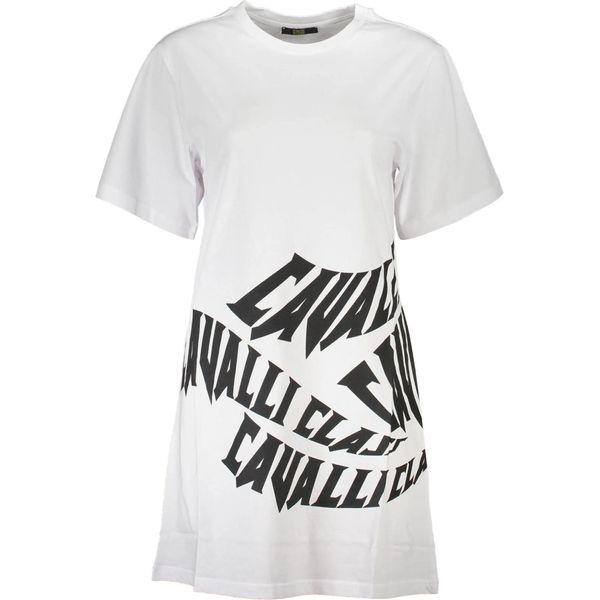 Cavalli Class Abito Donna Tessile Bianco SF21229 - Taglia: L-image